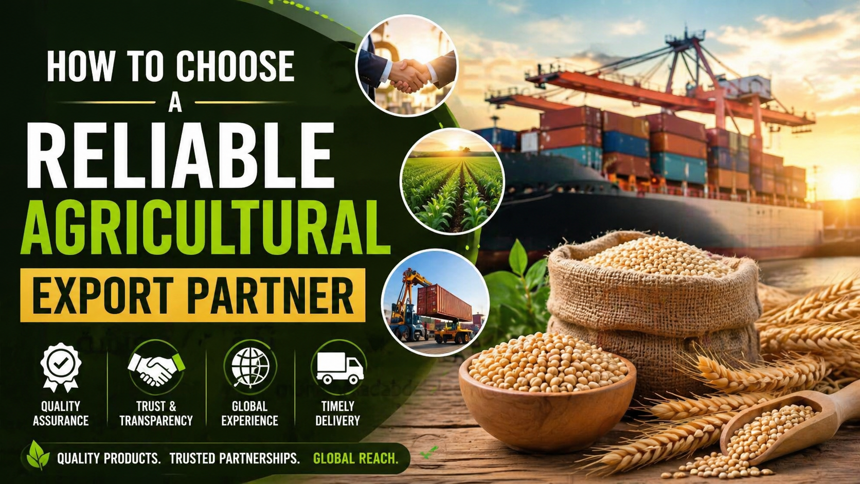 How to Choose a Reliable Agricultural Export Partner